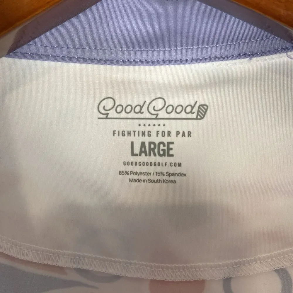 Good Good Golf Mens Proud & True Performance Polo Shirt Casual NEW Mens Large - Picture 4 of 6